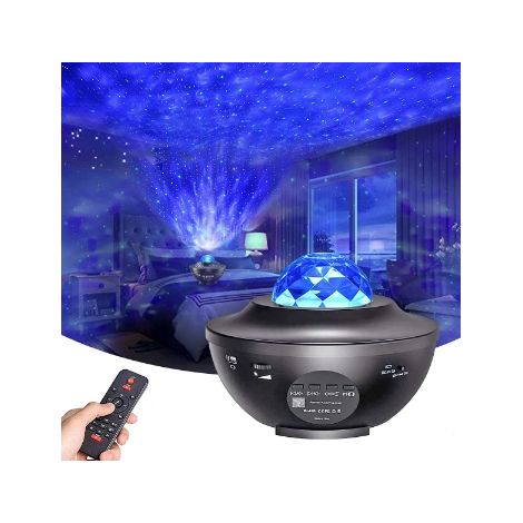Filiyano – lampe galaxie multicolore – Projecteur d'étoiles avec haut-parleur Bluetooth - Votre propre lampe galaxie multicolore (1/4)