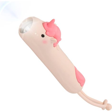 Lampe Torche Enfant Rechargeable en Silicone,Lampe de Poche LED Licorne pour Garçon et Fille,Lampe Camping Cadeau Enfant avec Lumière Dimmable (1/5)