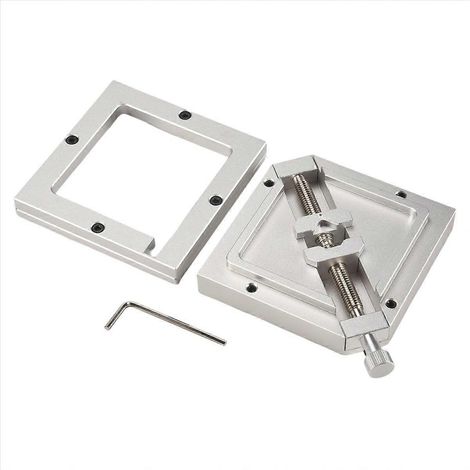 Support de gabarit pour station de rebillage BGA argent 90 mm pour soudure de puces (1/5)
