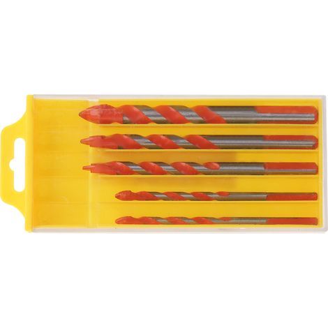 5pcs Triangle Handle Multifunctional Alloy Drill Bits for Hand Electric Drill 6-12mm (1/5)