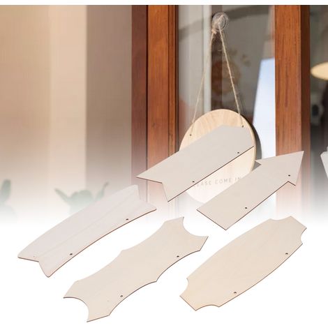 Lot de 10 panneaux fléchés à suspendre soi-même pour la décoration intérieure (1/5)