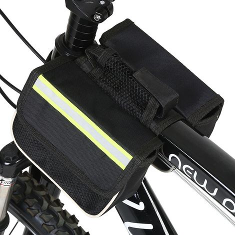 Wasserdichte Rahmen-, Sattel- und Oberrohrtasche für Fahrräder, Doppelrahmen- und Satteltasche. (1/5)