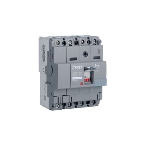 Disj.x160 4P 40kA 125A mag fix - APPAREILLAGE DE TETE HAGER HNA126M (1/2)