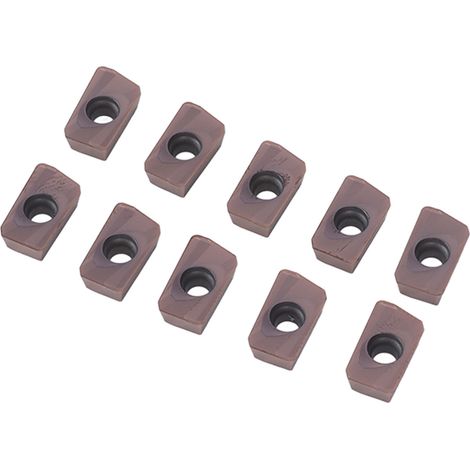 10 plaquettes de tournage en carbure pour outils CNC, plaquettes de finition pour tour avec revêtement (APMT1135PDER-H2) (1/5)