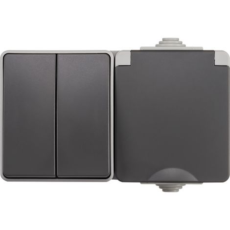 ION Industries Prise murale Gris Hxl15xLcm