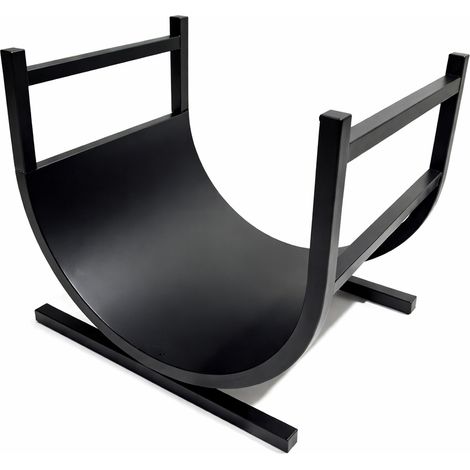 Portalegna da interno per camino 43x36xH39 cm – Nero