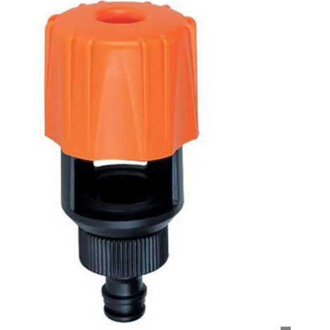 Adaptateur Robinet Cuisine Salle De Bain Tuyau D'arrosage - ABS + Caoutchouc Thermoplastique - Compatible Robinets Ronds Et Carrés Jusqu'à 30 mm - 1 Pièce (1/4)