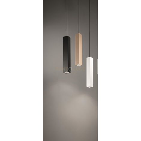 SOSPENSIONE ALOA GRANDE 1 LUCE ATTACCO GU10 ORO H.40CM