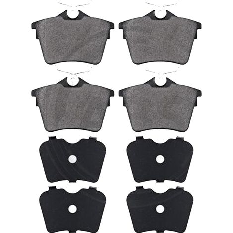 KIT PASTIGLIE FRENO POSTERIORI compatibile con PEUGEOT 407 COUPE' (6C) / PASTIGLIE FRENANTI AUTO OEM P 61 079, / SOSTITUZIONE DIRETTA / BASSA POLVERE / SILENZIOSO