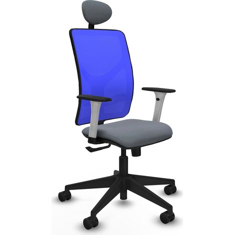 Chaise de bureau piqueras y crespo Motilla bleu maille confortable (1/2)
