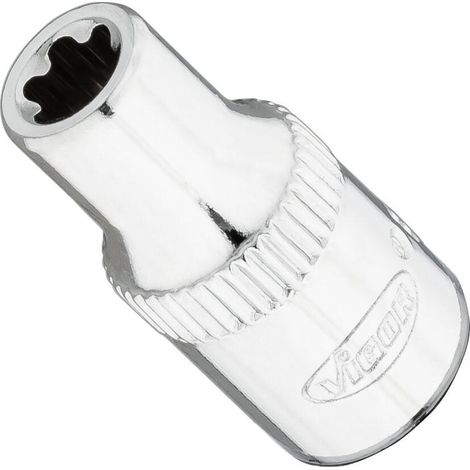 VIGOR T+ Steckschlüsseleinsatz, V7920-EP6, 1/4 Zoll (6,3 mm) Vierkant, E+ Profil, SW E6+ (1/2)