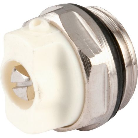 Ecolands – Purgeur radiateur orientable – Filetage mâle 1/2' – Pour installations plomberie – Carré de 5 mm (1/2)