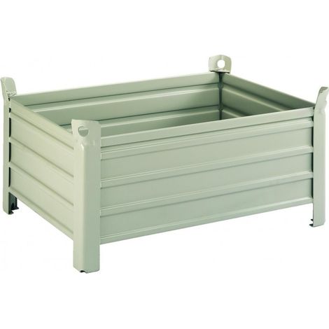 PROVOST - Conteneur métallique tôlé Provost 123,5 x 83,5 x 60 cm pour stockage et évacuation de copeaux