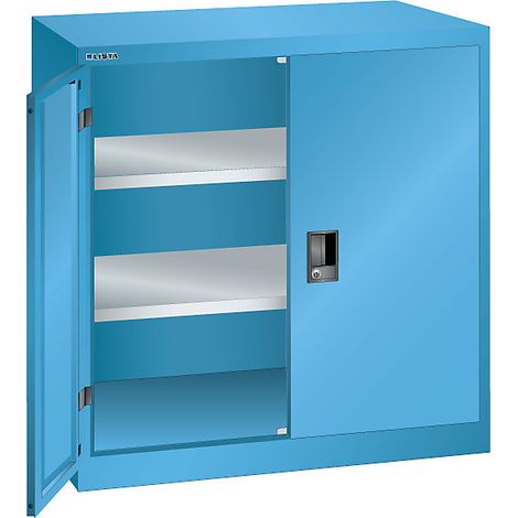 LISTA, Armoire à portes battantes avec 2 tablettes, largeur
