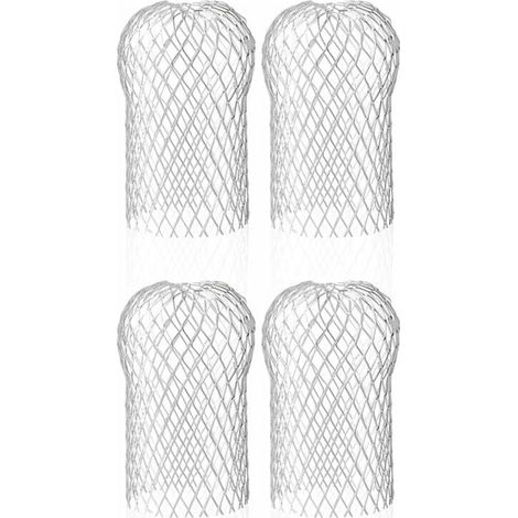 4pcs Aluminum Gutter Filters, Flexible and Durable Home Gutter Filters, Downspouts Against Leaves MUMU (1/4)