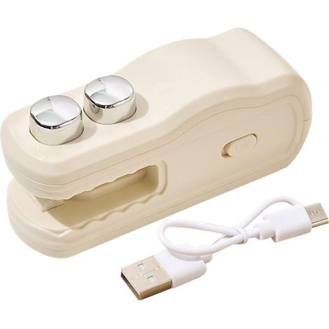Scelleuse de sacs portable, thermosoudeuse magnétique, refermeuse manuelle rechargeable pour la maison, la cuisine, les voyages, (1/5)