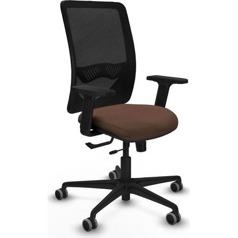 Chaise de bureau piqueras y crespo Zulema noir mousse haute densite (1/2)