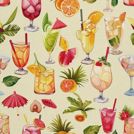 Decoffe Oxford exterior - Motiv Cocktail DX8437 (1/5)
