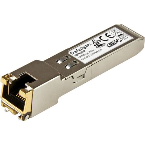 StarTech.com SFP RJ45 - 1000Base-T - Module SFP cuivre - Gigabit - Compatible HP JD089B - SFP 1G - Mini-GBIC - 100 m (1/5)