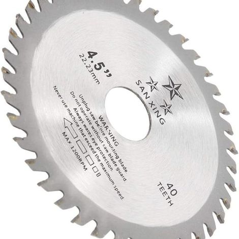 Lame de scie circulaire de 115 mm à 40 dents, meule de 115 mm pour la coupe (1/5)