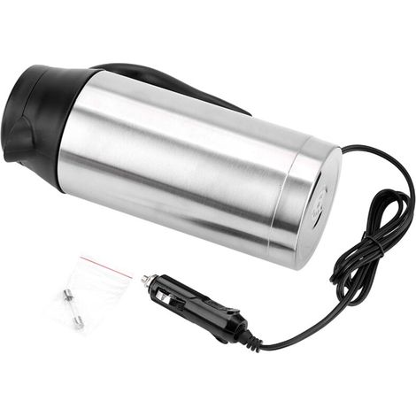Hervidor portátil de 750 ml y 24 V para coche, camión o viajes: calienta rápidamente el agua para preparar café y té.