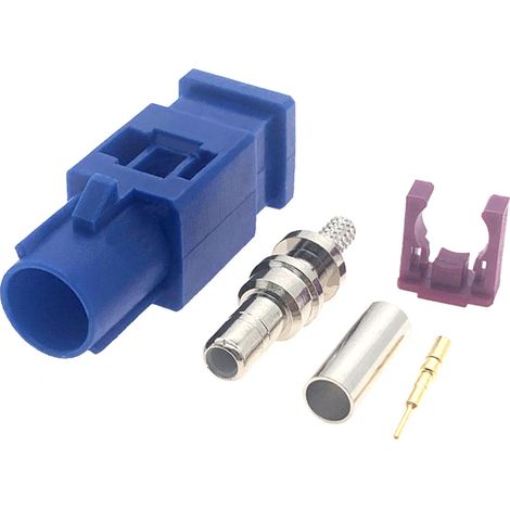 Connecteur Fakra pour câble RG316 code-C, droit