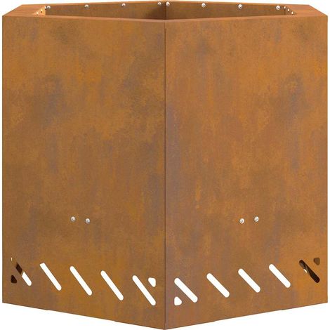 Foyer sans fumée Marron 58 x 58 x 51 cm Acier CFW362813 (1/5)