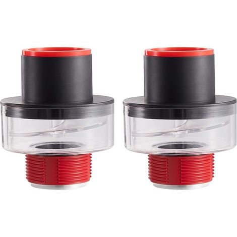 Lot de 2 bouchons de déodorant pour tuyau d'évacuation de sol de salle de bain - Fermeture automatique pour tubes de 50 à 75 mm - Empêche les mauvaises odeurs dans la cuisine, le lavabo, la douche, le (1/5)