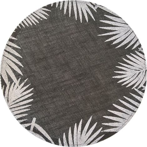 Set de table rond Tropical vert foncé (1/2)