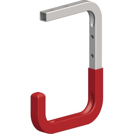 alfer Wand u. Deckenhaken gummiert  T 11,5 x H 16 x T 10 cm Stahl verzinkt Haken