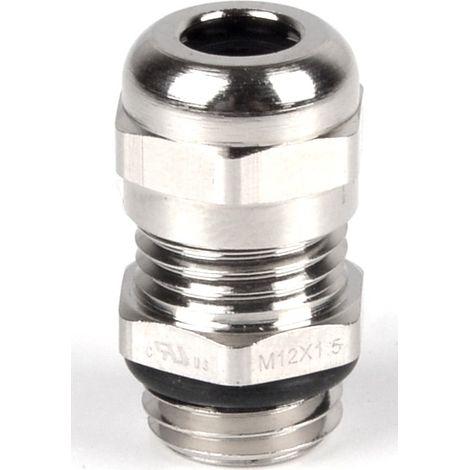 Presse-étoupe PG7 en Laiton nickelé pour câble de 3mm à 6.5mm, avec contre-écrous, IP68 ( Prix pour Sachet de 5 )