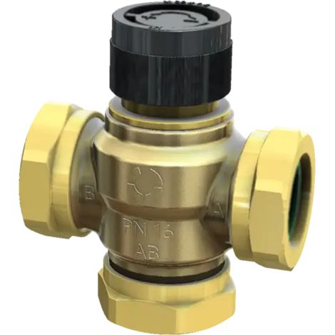 OVENTROP Valvola a tre vie Tri PN 16, DN 25, filettatura esterna, Kvs: 5.3, 1131308