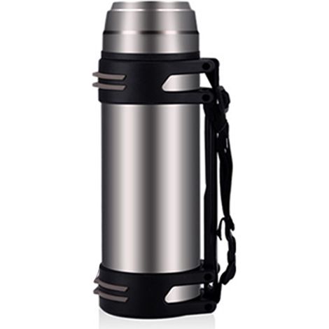 Bouteille d'eau extérieure 2000ml, gobelet isolant, bouilloire de camping, gourde de randonnée (1/5)