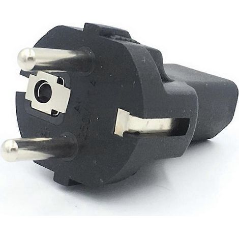 EU to IEC320 C13 Power Adapter,EU Male to IEC320 C13 Female AC Plug-- (1/5)