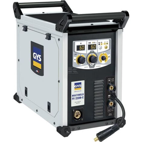 Posto di saldatura GYS 065499 MIG-MAG MULTIWELD FV 220M-C con accessori