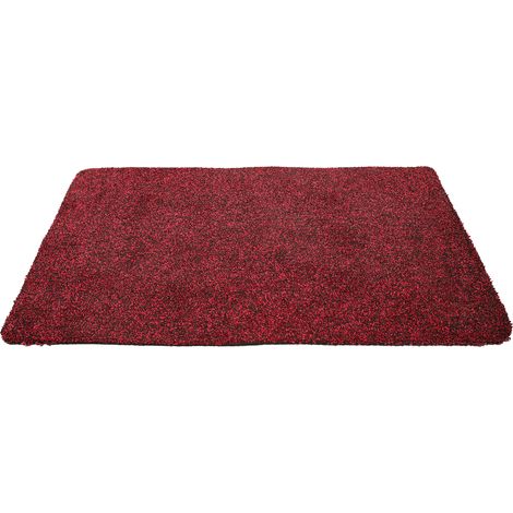 Tapis d'entrée intérieur ROMA 60x100cm Rouge
