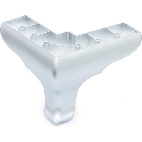 Q&ampQ pata plástico okaliptus 140x140 h100 gris , La PATA PLAST. OKALIPTUS 140X140 H100 GRIS es una pata de sofá o mueble de alta calidad, fabricada por la mar