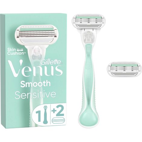 Gillette Venus Smooth Sensitive Rasierapparat mit 2 Klingen
