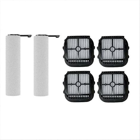 Lot de 6 brosses rotatives et filtres pour aspirateur eau et poussière sans fil ED12 Pro Max - Pièces de rechange pour aspirateur (1/5)