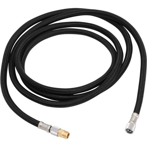 Tuyau Airbrush PU 1,8m avec raccord 1/8in pour pistolet peinture, remplacement flexible pour aérographe, pulvérisation couleur précise. (1/5)