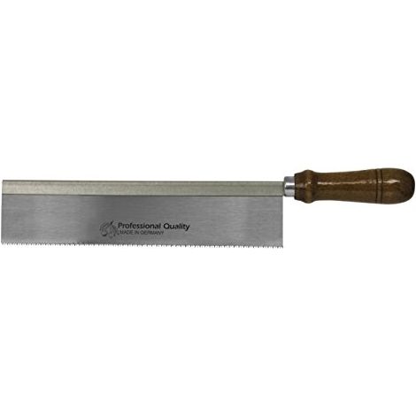 Scie à bois droite 250mm – Pour bois dur et teck – Coupe précise sans éclat – Manche en bois ergonomique – Kirschen