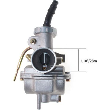NALOOKAMIC Carburateur PZ20 Carburateur avec Valve Manuelle pour Moteur de Poche 4 Temps 50cc 70cc 90cc 110cc 125cc Mini Quad ATV Dirt Bike Pit Bike