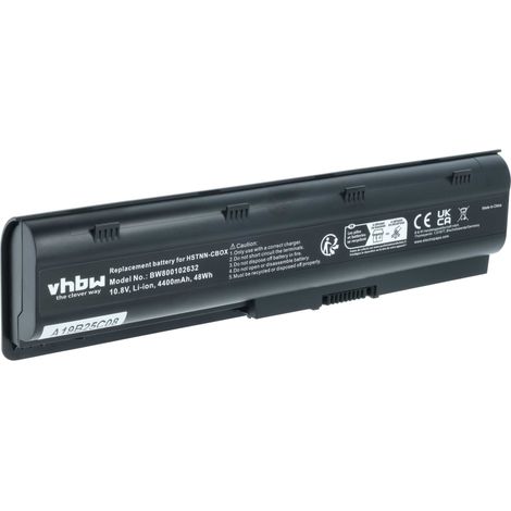 vhbw Akku kompatibel mit HP Compaq 630, 635, 650, 635 ale51ea, 635 ale52ea, 655 Notebook (4400 mAh, 10,8 V, Li-Ion) (1/5)
