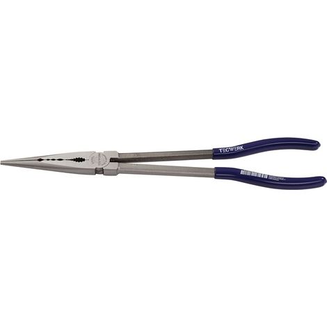 TECWERK Montierzange L.280mm pol.Ku.-Überzug Spitze ger.TECWERK