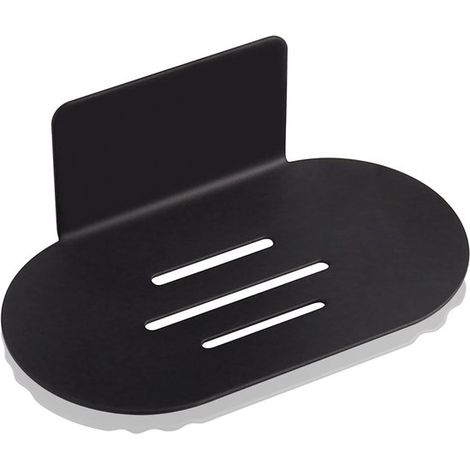 Jabonera de pared autoadhesiva de acero inoxidable - Dispensador de jabón impermeable para cocina y baño (1/5)