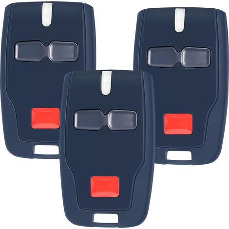 Torfernbedienung, Set mit 3 Fernbedienungen für MITTO2 - Mitto2 M 2-Kanal 433 MHz Rolling Code für automatische Tore (1/5)