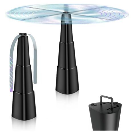 Ventilateur Anti-Mouche, Lot de 2 Répulsifs Anti-Mouches, Fly Fan pour effrayer Les Mouches, Répellante Moustique Fan pour Maison Dîner, Terrasse et Restaurant (1/5)