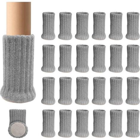 24 protectores antideslizantes para muebles - Protectores de suelo antideslizantes - Aptos para todo tipo de patas de muebles - Aptos para suelos de madera y baldosas (1/5)