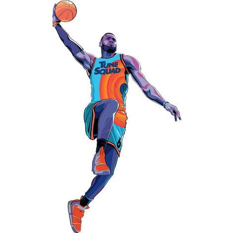 Stickers repositionnables - Space Jam - 36.5 cm x 17 cm (1/5)