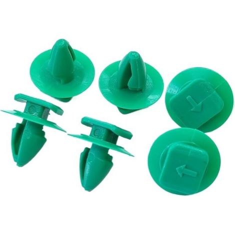 Lot de 50 clips de fixation pour élargisseurs d'ailes et moulures de passage de roue (Réf. 71748293) – Fixations automobiles en plastique (1/5)